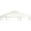 NOVA Pièces De Rechange Révisables Pour Gazebo 310g / M² 3x3m Différentes Couleurs Recouvrement De Remplacement D'auvent 310 G/m² 3x3m Blanc Crème -Pergola Soldes 60177734 1