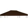 NOVA Couverture Supérieure Pour Gazebo 310 G / M² 3x4m Différentes Couleurs Toile Supérieure De Gazebo 310 G/m² 3x4 M Marron -Pergola Soldes 60177736 1