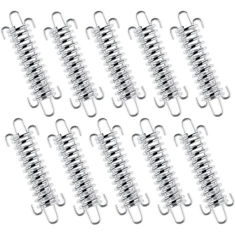 DENUOTOP 10pcs Tente Corde Résistante, Boucle De Corde Pour Tente En Acier Inoxydable Pour La Randonnée Camping Pêche Pique-Nique Voyager 3 DENUOTOP 10pcs Tente Corde Résistante, Boucle De Corde Pour Tente En Acier Inoxydable Pour La Randonnée Camping Pêche Pique-Nique Voyager