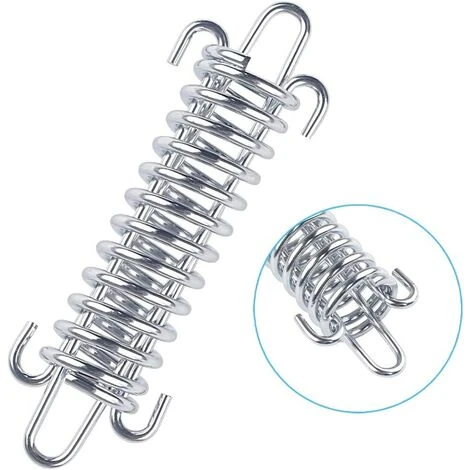 DENUOTOP 10pcs Tente Corde Résistante, Boucle De Corde Pour Tente En Acier Inoxydable Pour La Randonnée Camping Pêche Pique-Nique Voyager 6 DENUOTOP 10pcs Tente Corde Résistante, Boucle De Corde Pour Tente En Acier Inoxydable Pour La Randonnée Camping Pêche Pique-Nique Voyager – Image 4