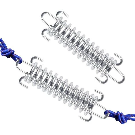 DENUOTOP 10pcs Tente Corde Résistante, Boucle De Corde Pour Tente En Acier Inoxydable Pour La Randonnée Camping Pêche Pique-Nique Voyager 7 DENUOTOP 10pcs Tente Corde Résistante, Boucle De Corde Pour Tente En Acier Inoxydable Pour La Randonnée Camping Pêche Pique-Nique Voyager – Image 5