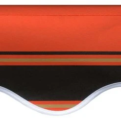 INLIFE Toile D'auvent Orange Et Marron 600x300 Cm -Pergola Soldes 60303249 4