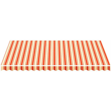 INLIFE Tissu De Remplacement Pour Auvent Jaune Et Orange 4,5x3 M 5 INLIFE Tissu De Remplacement Pour Auvent Jaune Et Orange 4,5x3 M – Image 3