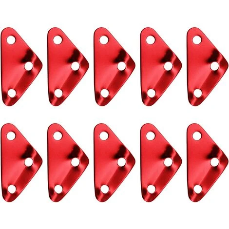 TRIOMPHE Triangle Tente Vent Corde Boucle -10 Pièces Boucles De Corde De Vent De Tente En Alliage D'aluminium | Accessoire De Camping Pour Tente Ajusteurs De Cordon Guyline Pour Auvent De Bâche De Tente Generic,T-Audace 7 TRIOMPHE Triangle Tente Vent Corde Boucle -10 Pièces Boucles De Corde De Vent De Tente En Alliage D'aluminium | Accessoire De Camping Pour Tente Ajusteurs De Cordon Guyline Pour Auvent De Bâche De Tente Generic,T-Audace – Image 5