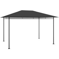 Topdeal Belvédère 4x3x2,7 M Anthracite 180 G/m² FF313923_FR