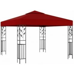 Topdeal Belvédère 3x3 M Rouge Bordeaux FF47947_FR