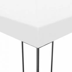 Topdeal Chapiteau De Jardin Acier Enduit De Poudre 4x3x2,7 M Blanc FF47956_FR -Pergola Soldes 60371947 4