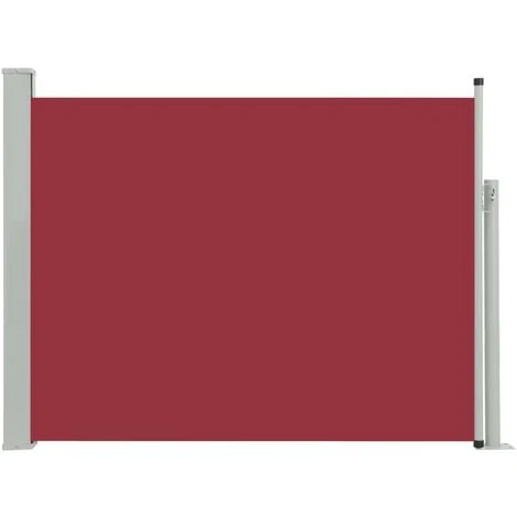 Topdeal Auvent Latéral Rétractable De Patio 170x500 Cm Rouge FF48379_FR 4 Topdeal Auvent Latéral Rétractable De Patio 170x500 Cm Rouge FF48379_FR – Image 2
