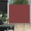 Topdeal Auvent Latéral Rétractable De Patio 100x300 Cm Marron FF48375_FR -Pergola Soldes 60371979 1