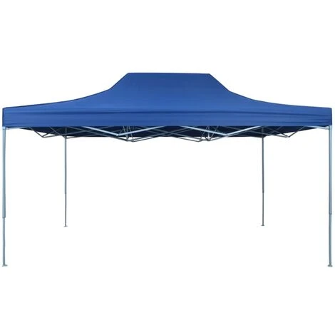 Topdeal Tente De Réception Pliable Professionnelle 3x4 M Acier Bleu FF48889_FR 4 Topdeal Tente De Réception Pliable Professionnelle 3x4 M Acier Bleu FF48889_FR – Image 2