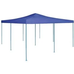Topdeal Belvédère Pliable 5x5 M Bleu FF48901_FR