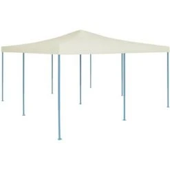 Topdeal Belvédère Pliable 5x5 M Crème FF48904_FR