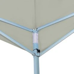 Topdeal Belvédère Pliable 5x5 M Crème FF48904_FR -Pergola Soldes 60372039 3