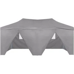 Topdeal Tente De Réception Pliable Avec 4 Parois 3x6 M Acier Anthracite FF48867_FR 10 Topdeal Tente De Réception Pliable Avec 4 Parois 3x6 M Acier Anthracite FF48867_FR -Pergola Soldes 60372057 4