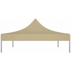 LITZEE Tente De Réception Et Barnum Toit De Tente De Reception 4.3*2.9*1m（L*W*H） Beige 270 G/m² -Pergola Soldes 60476856 4