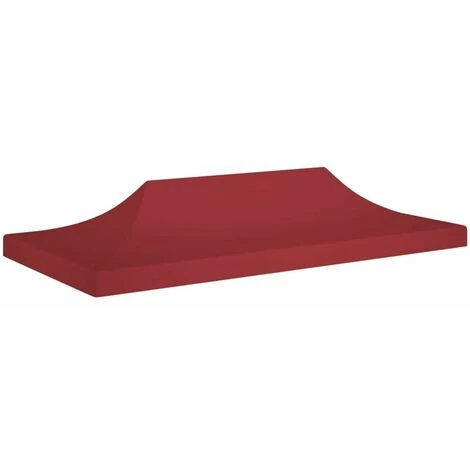 LITZEE Tente De Réception Et Barnum Toit De Tente De Reception 6x3 M Bordeaux 270 G/m² 3 LITZEE Tente De Réception Et Barnum Toit De Tente De Reception 6x3 M Bordeaux 270 G/m²