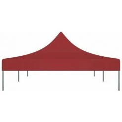 LITZEE Tente De Réception Et Barnum Toit De Tente De Reception 6x3 M Bordeaux 270 G/m² 10 LITZEE Tente De Réception Et Barnum Toit De Tente De Reception 6x3 M Bordeaux 270 G/m² -Pergola Soldes 60482143 4