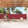 FIMEI Auvent Latéral Rétractable Rouge 140x1000 Cm -Pergola Soldes 60589411 1