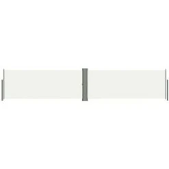 VidaXL Auvent Latéral Rétractable Crème 117x600 Cm - Crème -Pergola Soldes 60881378 2