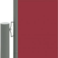 VidaXL Auvent Latéral Rétractable Rouge 117x1200 Cm - Rouge -Pergola Soldes 60881394 3
