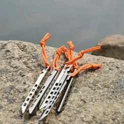 AOUGO Piquets De Tente En Titane Ultra Léger Chevilles Extérieures En Tente Portables Accessoires Pour Tente Pour Camping Randonnée 16cm / 24cm 8 AOUGO Piquets De Tente En Titane Ultra Léger Chevilles Extérieures En Tente Portables Accessoires Pour Tente Pour Camping Randonnée 16cm / 24cm -Pergola Soldes 60906866 2