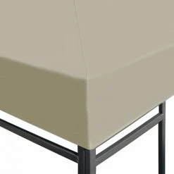 FIMEI Couverture De Dessus De Belvédère 310 G / M² 4x3 M Beige -Pergola Soldes 60965792 3
