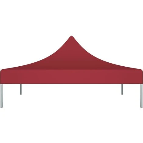 FIMEI Toit De Tente De Réception 3x3 M Bordeaux 270 G/m² 5 FIMEI Toit De Tente De Réception 3x3 M Bordeaux 270 G/m² – Image 3