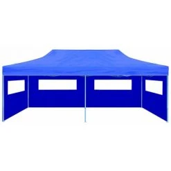 FIMEI Tente De Réception Pliable Bleue 3 X 6 M -Pergola Soldes 60967325 3