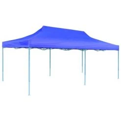 FIMEI Tente De Réception Pliable Bleue 3 X 6 M -Pergola Soldes 60967325 4