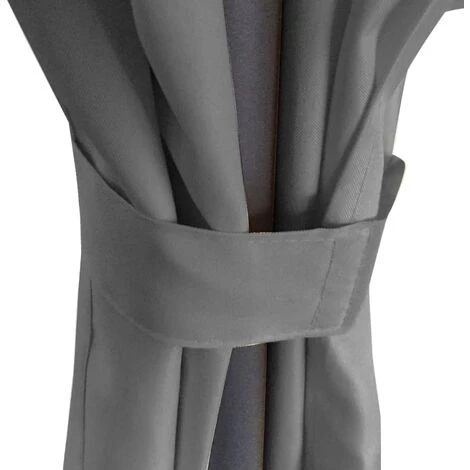 FIMEI Belvédère Avec Rideaux Rond 3,5 X 2,7 M Anthracite 6 FIMEI Belvédère Avec Rideaux Rond 3,5 X 2,7 M Anthracite – Image 4
