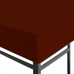 FIMEI Toile Supérieure De Gazebo 310 G/m² 3x4 M Terre Cuite -Pergola Soldes 60972955 3