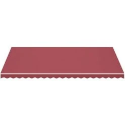 FIMEI Tissu De Remplacement Pour Auvent Bordeaux Rouge 5x3 M -Pergola Soldes 60973797 3