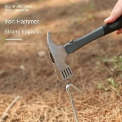 QERSTA Marteau De Camping Léger Multifonctionnel, équipement D'extérieur -Pergola Soldes 61062565 3