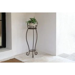 Louis Moulin Sellette Volute Avec Soucoupe Fer Vieilli - H. 770 - Acier époxy 8 Louis Moulin Sellette Volute Avec Soucoupe Fer Vieilli - H. 770 - Acier époxy -Pergola Soldes 61063726 3