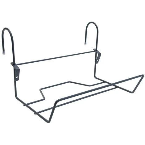 Louis Moulin Support Jardinière Crochet Fer Rond Anthracite - 35x18 Cm - Acier époxy 3 Louis Moulin Support Jardinière Crochet Fer Rond Anthracite - 35x18 Cm - Acier époxy