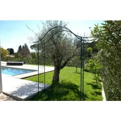 Louis Moulin Arche Tube ROND20 Portique Vert Sapin - 200x40x250 Cm - Acier époxy 7 Louis Moulin Arche Tube ROND20 Portique Vert Sapin - 200x40x250 Cm - Acier époxy -Pergola Soldes 61063787 3