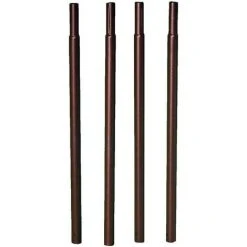 Louis Moulin Pack 4 Tubes ROND20 à Enfoncer Fer Vieilli - 45 Cm - Acier époxy