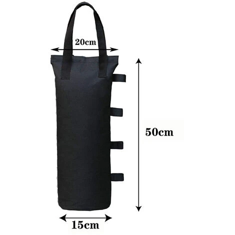 ILOVEMILAN Sacs De Poids D'auvent Robustes (120 Lb) Pour Tente D'auvent Pop-up, Lot De 4 Noirs 6 ILOVEMILAN Sacs De Poids D'auvent Robustes (120 Lb) Pour Tente D'auvent Pop-up, Lot De 4 Noirs – Image 4