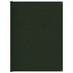 TRUE DEAL Tapis De Tente 250x450 Cm Vert Foncé