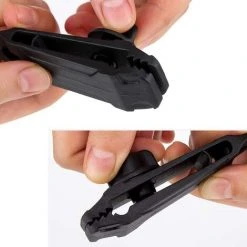 EINEMGELD 12Pcs Pince à Pince Pour Bâche, Ensemble De Pinces à Bâche Résistantes Pince Pour Auvent Instantané Pour Tentes Tarp Caravan Garden Shade Housse De, Noir (12) -Pergola Soldes 61083978 3