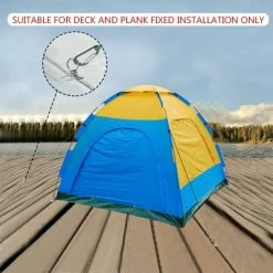 STARLIGHT Lot De 10 Piquets D'ancrage Avec Mousqueton Et Boucle à Ressort, SL.GT Tendeur De Corde En Acier Inoxydable, Piquets De Tente(argent) -Pergola Soldes 61156094 2