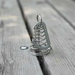 STARLIGHT Lot De 10 Piquets D'ancrage Avec Mousqueton Et Boucle à Ressort, SL.GT Tendeur De Corde En Acier Inoxydable, Piquets De Tente(argent) -Pergola Soldes 61156094 5