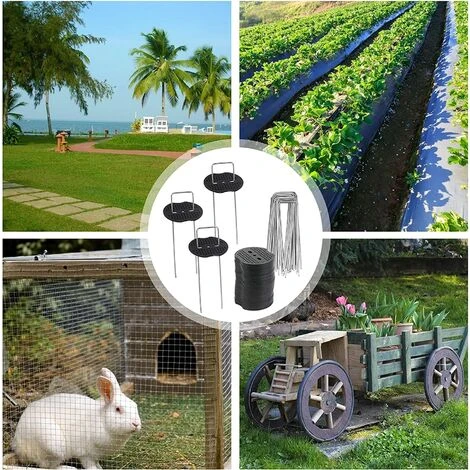 ZOLGINAH 40 Pcs Piquets De Jardin, Sardine Bache Avec 40 Rondelles, Piquets De Fixation Pour Bàche Toile Paillage, Tissu De Mauvaises Herbes, Feuilles De Sol Tente 15*4cm 7 ZOLGINAH 40 Pcs Piquets De Jardin, Sardine Bache Avec 40 Rondelles, Piquets De Fixation Pour Bàche Toile Paillage, Tissu De Mauvaises Herbes, Feuilles De Sol Tente 15*4cm – Image 5