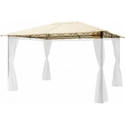 INTENT24.FR Toit De Rechange Pour Tonnelle De Jardin INTENT24 Paradise Classic, 3x4 M, Couleur Champagne - Champagne