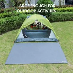 TANCYCO Bâche De Tente Imperméable Et Résistante à La Déchirure épaissir La Bâche De Pique-nique Tapis De Plage Résistant Pour La Randonnée, Les Voyages, La Randonnée, Quadrilatère S (pour 1-2 Personnes, Avec Clous) -Pergola Soldes 61248379 3