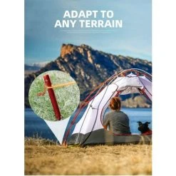 SLBRILLèRE Piquets Tente, Sardines Tente Camping 18 Cm Avec Pochette De Rangement, Lot De 10 -Pergola Soldes 61302995 5