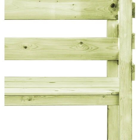 SUPERMARKET Pergola De Jardin Bois De Pin Imprégné 130x60x230 Cm Avec Banc 7 SUPERMARKET Pergola De Jardin Bois De Pin Imprégné 130x60x230 Cm Avec Banc – Image 5