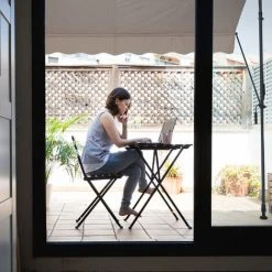 Relaxdays Auvent Pour Balcon, Hauteur Réglable, Sans Percer, Anti-UV, 350 X 120 Cm, Sable-gris -Pergola Soldes 61314150 4