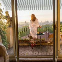 Relaxdays Auvent Pour Balcon, Hauteur Réglable, Sans Percer, Anti-UV, 350 X 120 Cm, Blanc-gris 10 Relaxdays Auvent Pour Balcon, Hauteur Réglable, Sans Percer, Anti-UV, 350 X 120 Cm, Blanc-gris -Pergola Soldes 61314230 4