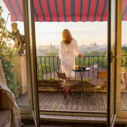 Relaxdays Auvent Pour Balcon, 350 Cm De Large, Hauteur Réglable, Sans Percer, Anti-UV, Gris/rouge 10 Relaxdays Auvent Pour Balcon, 350 Cm De Large, Hauteur Réglable, Sans Percer, Anti-UV, Gris/rouge -Pergola Soldes 61314281 4